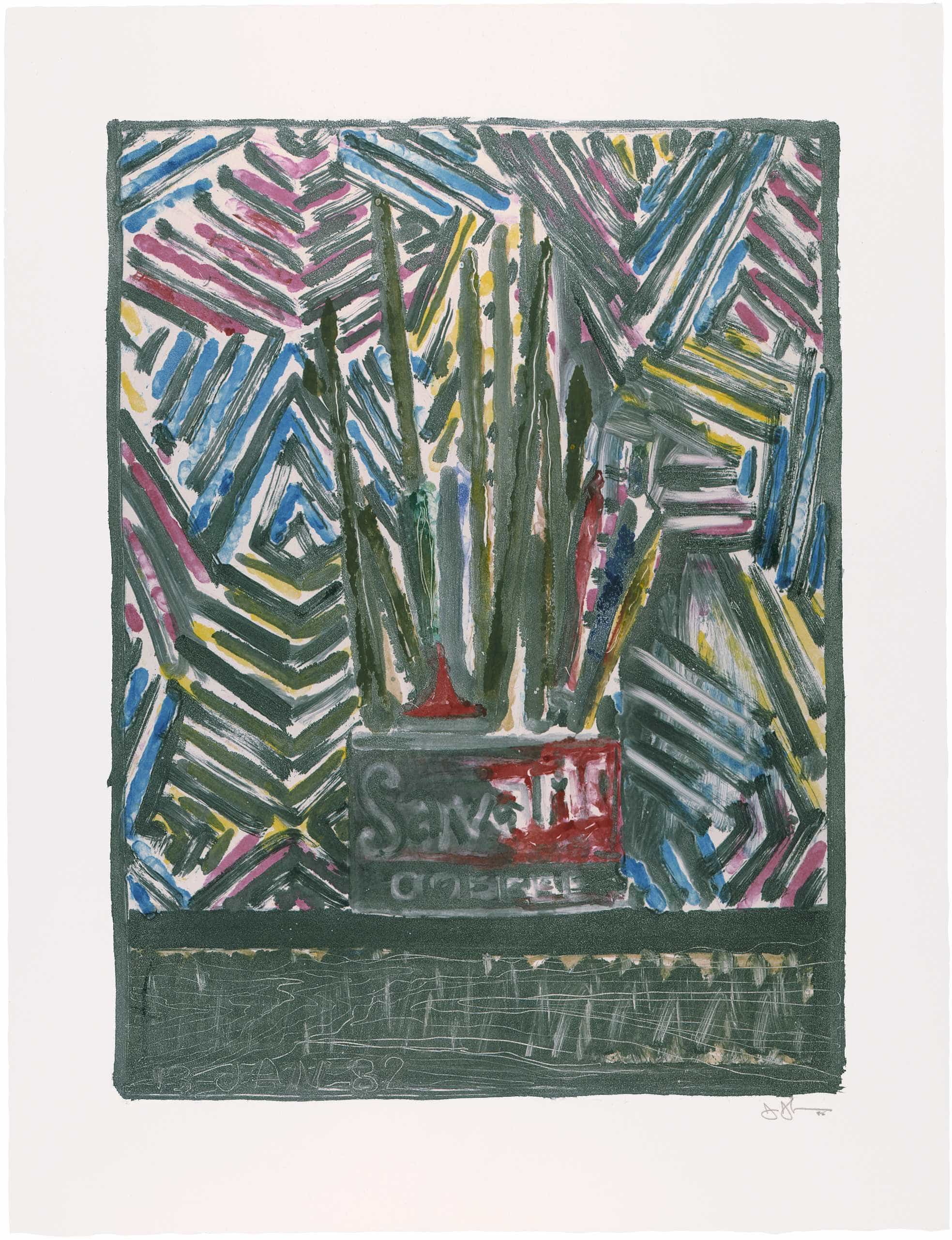 Jasper Johns, Savarin, 1982