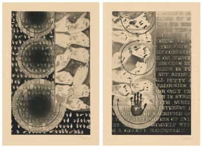 Jasper Johns, Fragment of A Letter, 2010