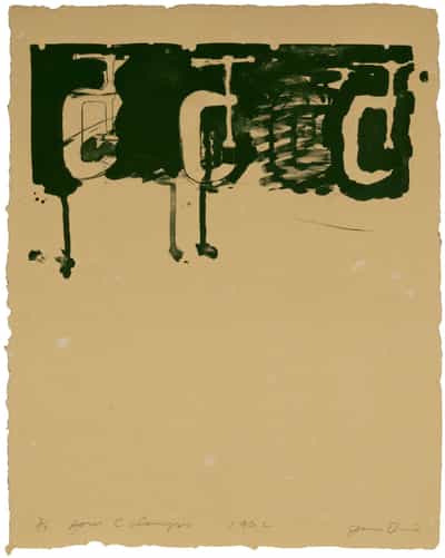 Jim Dine, Four C-Clamps, 1962