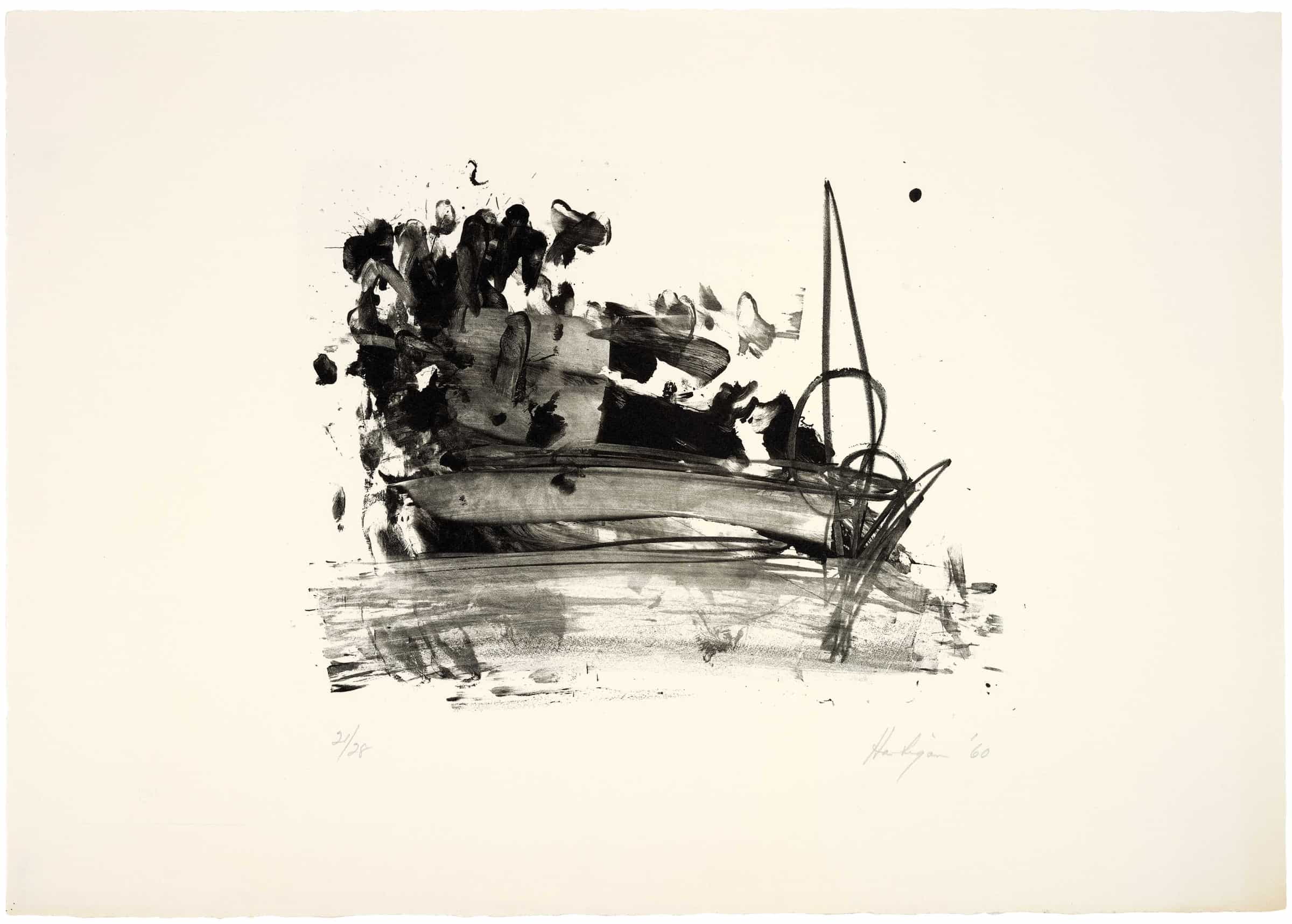 Grace Hartigan, The Hero Leaves His Ship IV, 1960