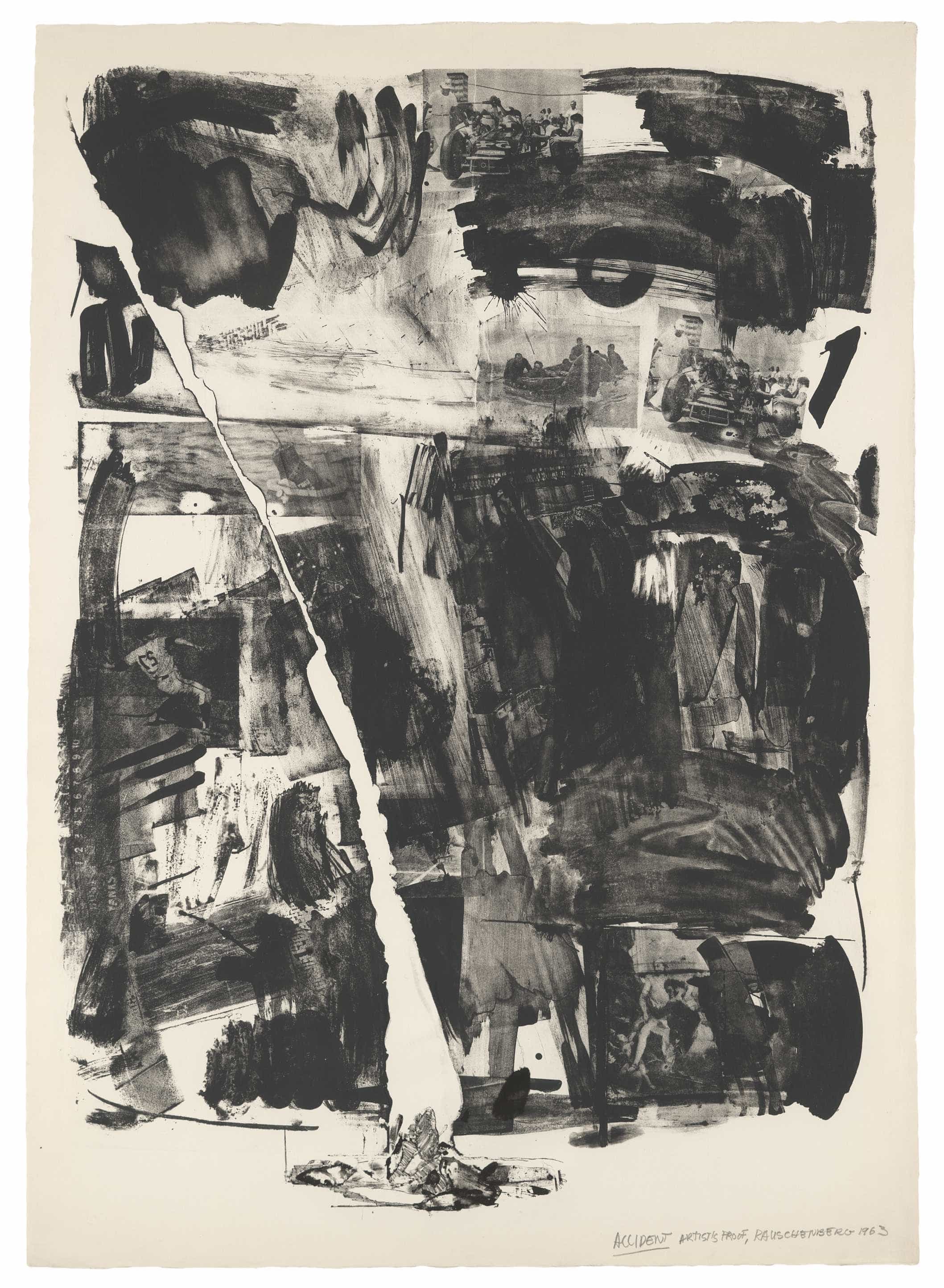 Robert Rauschenberg, Accident, 1963