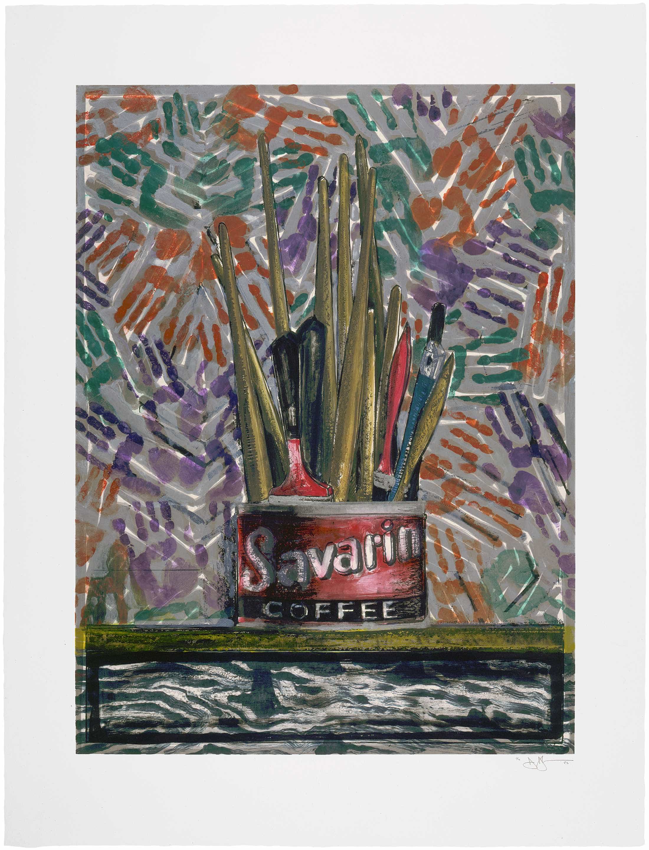 Jasper Johns, Savarin, 1982