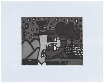 Carroll Dunham, At Night, 2001