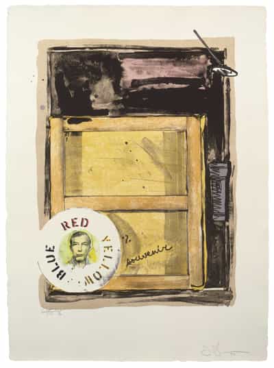 Jasper Johns, Souvenir, 1970