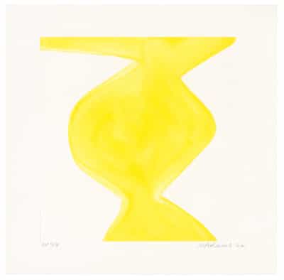 Marina Adams, NY Series (Etchings) Primrose Yellow, 2022