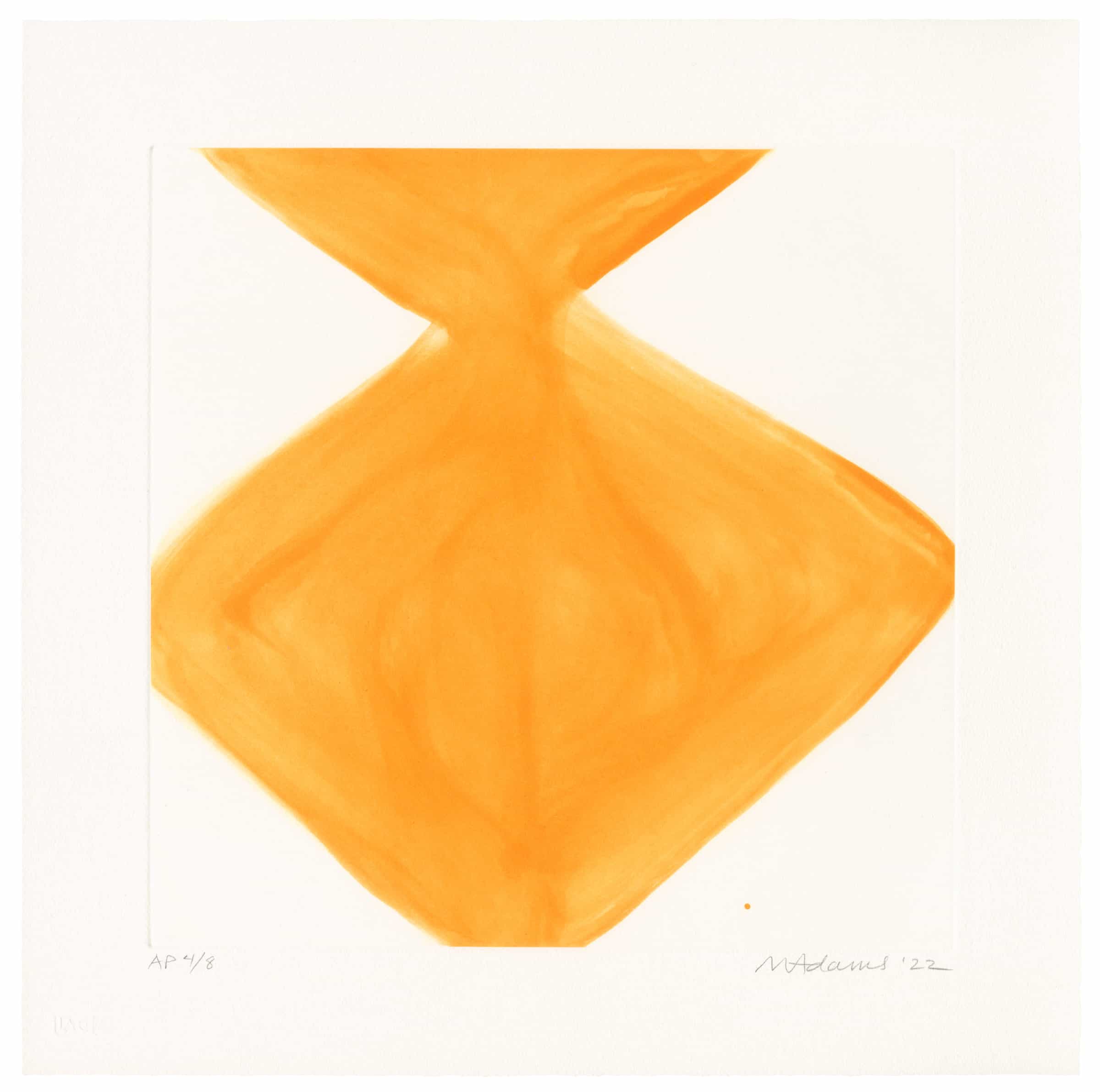 Marina Adams, NY Series (Etchings) Apricot Yellow, 2022