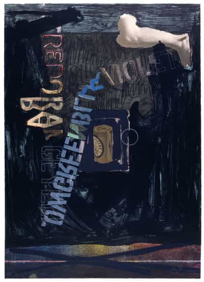 Jasper Johns, Decoy II, 1971-73