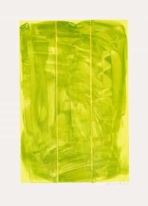 Julia Rommel, Untitled (chartreuse/yellow), 2023