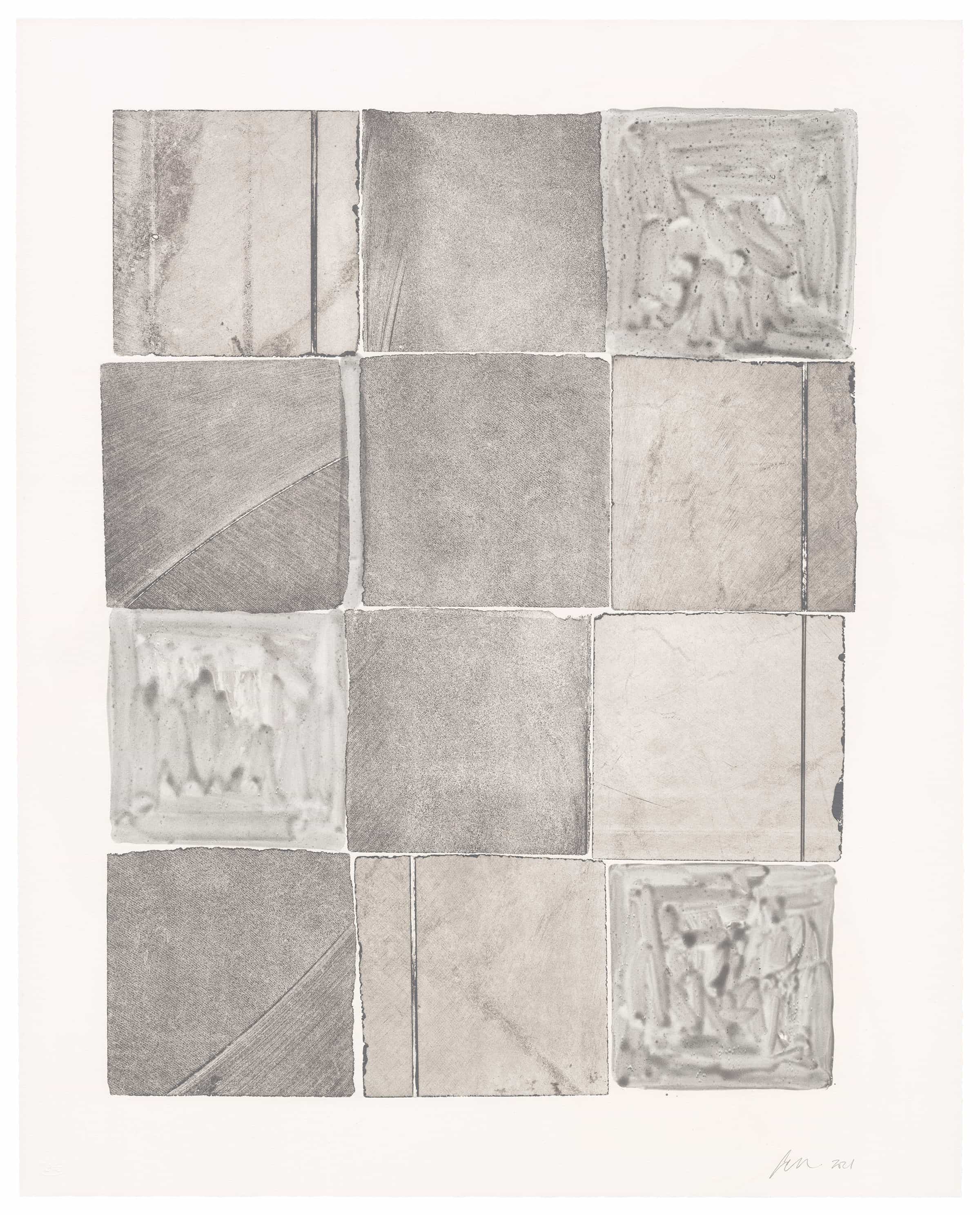 Sam Moyer, Hand Tiles 4, 2021