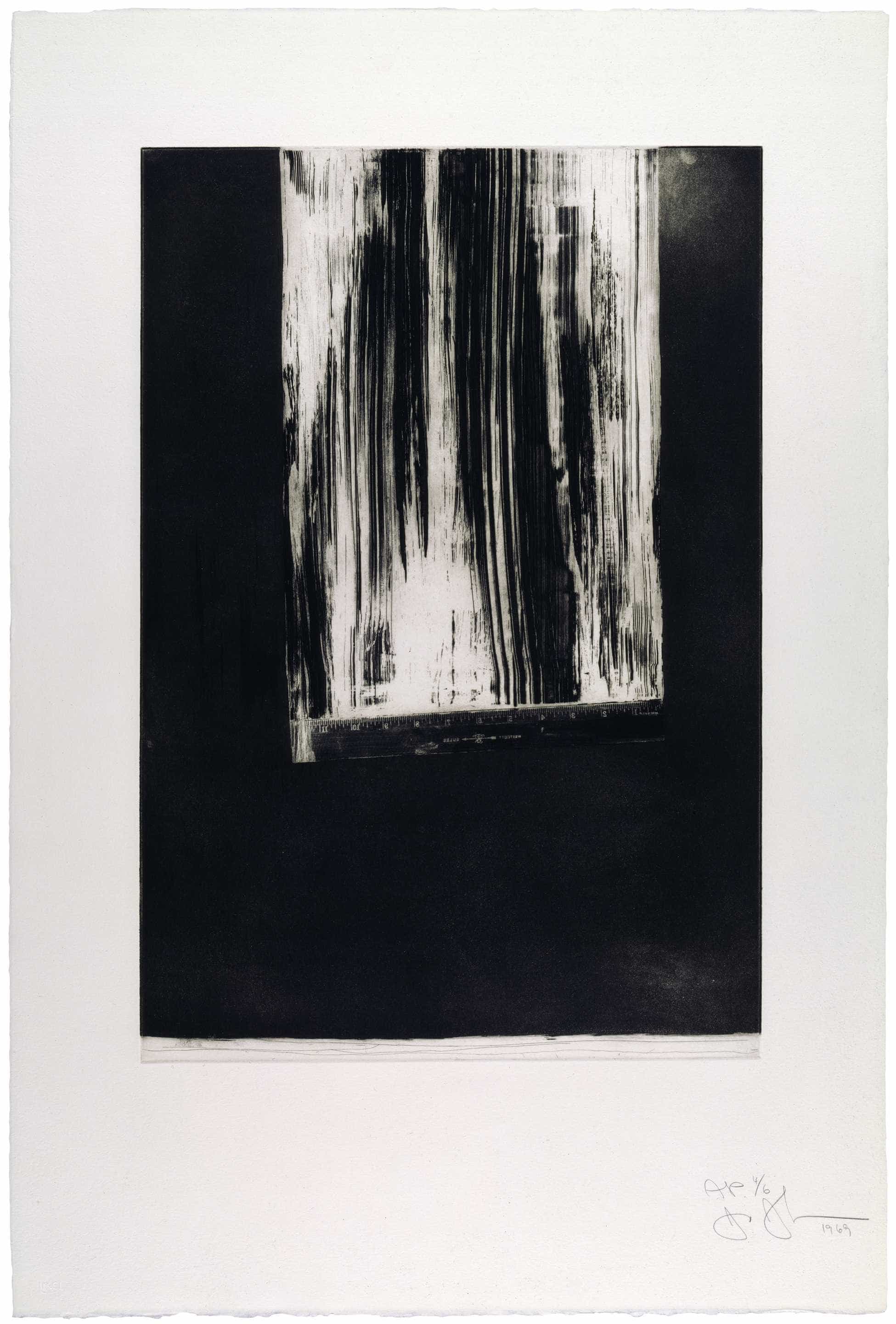 Jasper Johns, Untitled, Second State, 1969