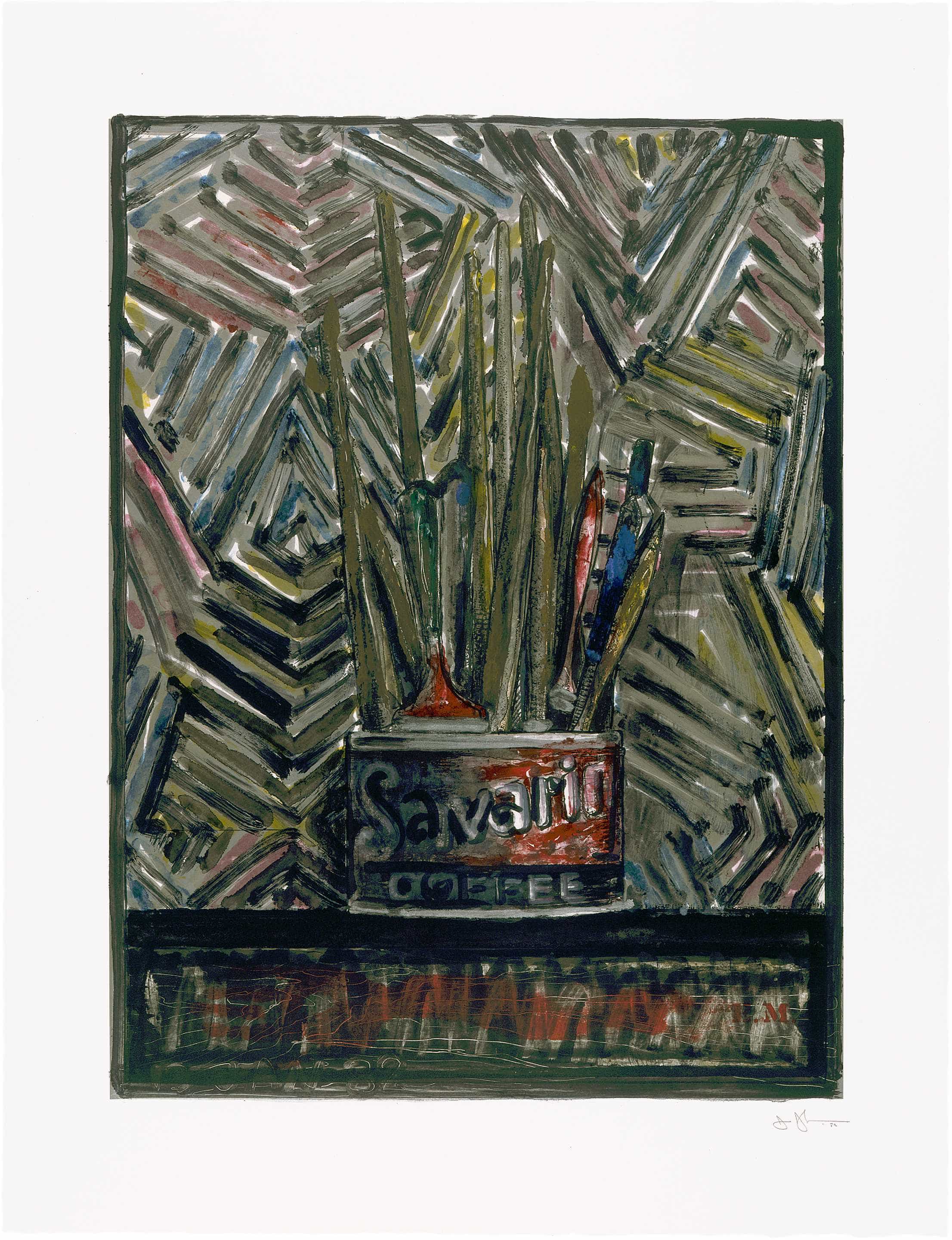 Jasper Johns, Savarin, 1982