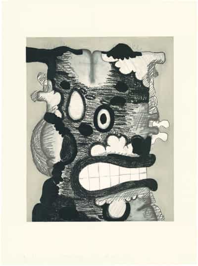 Carroll Dunham, Undone D, 1994-96