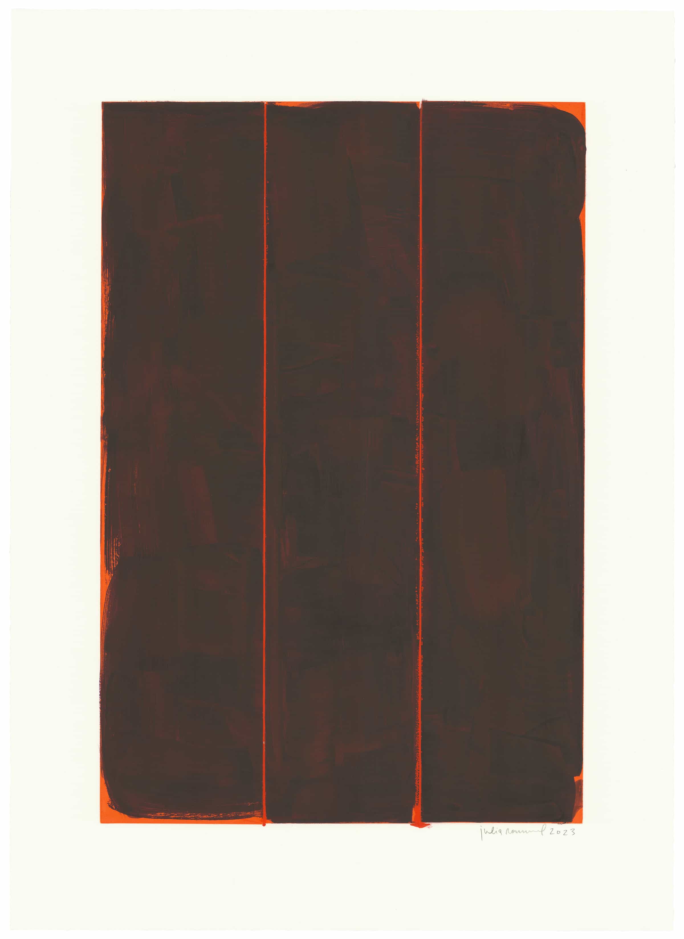 Julia Rommel, Untitled (black/red), 2023
