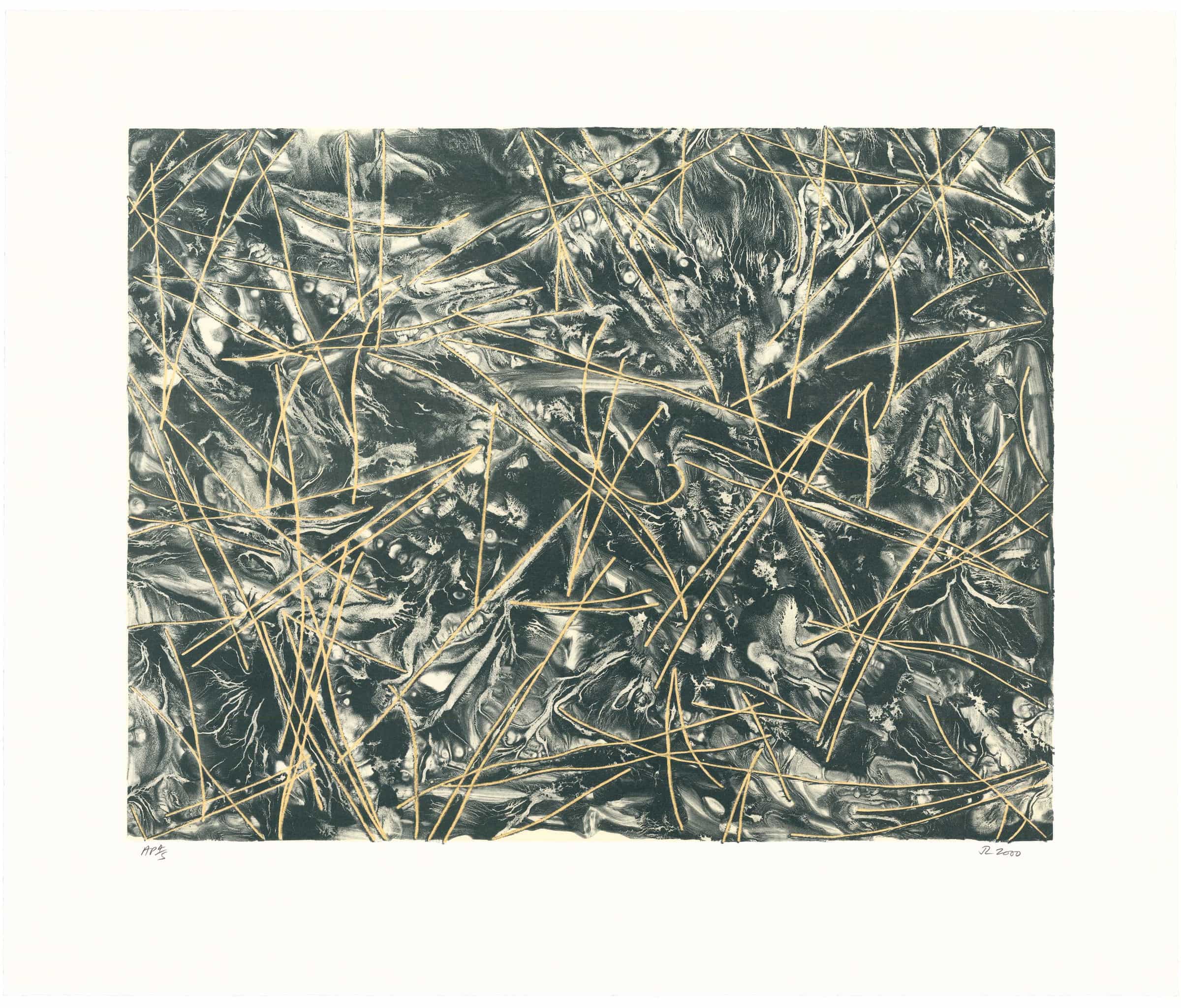 Julian Lethbridge, Untitled (Pine Needles Green), 2000