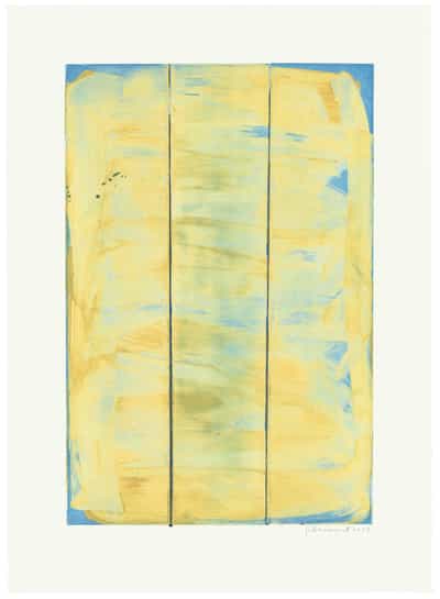 Julia Rommel, Untitled (yellow/blue), 2023