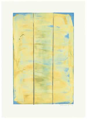 Julia Rommel, Untitled (yellow/blue), 2023