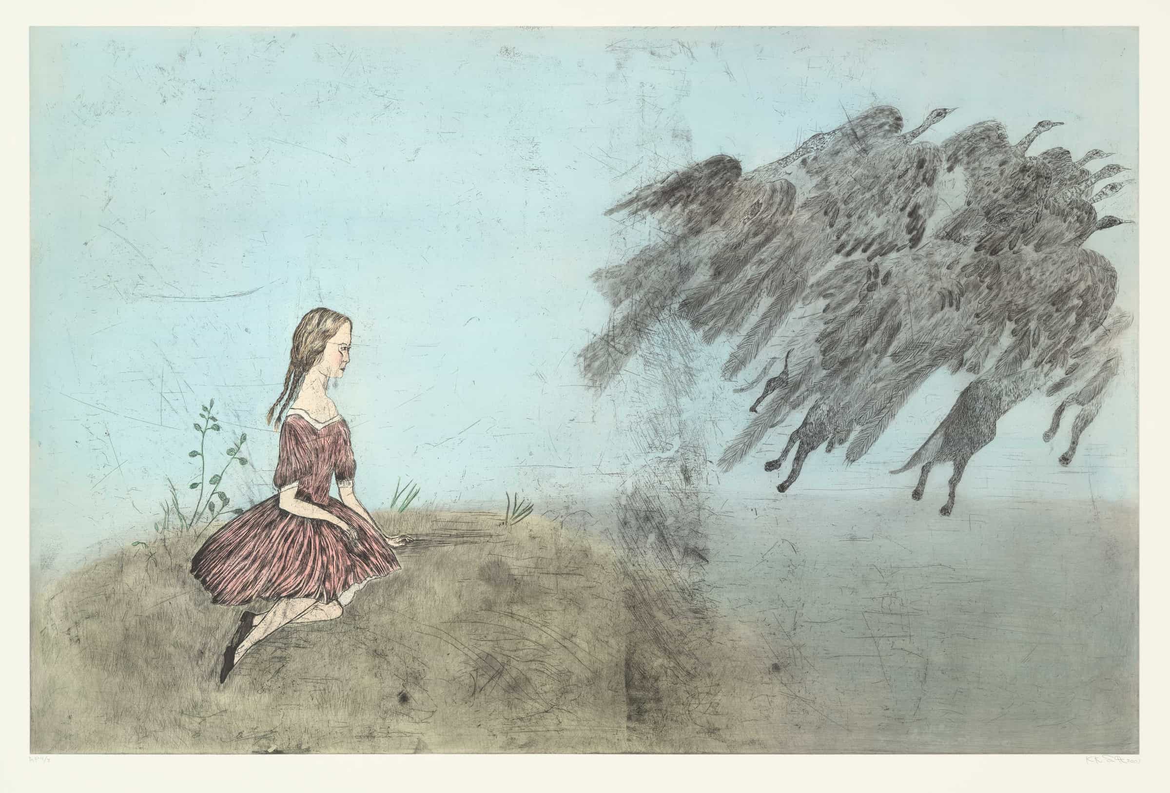 Come Away From Her After Lewis Carroll, 2003, Kiki Smith