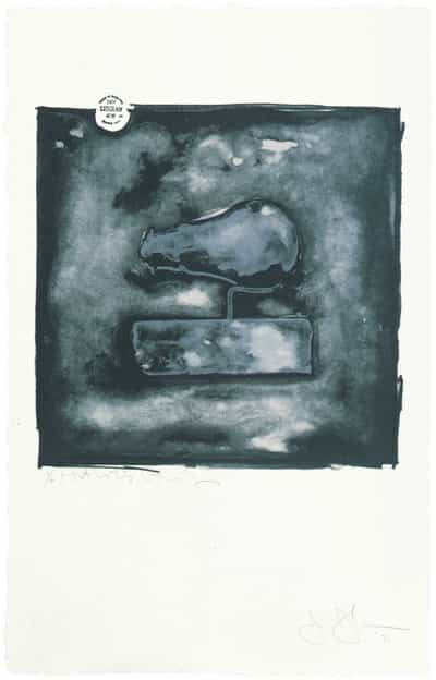 Jasper Johns, Light Bulb, 1970