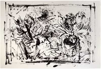 Jim Dine, Jerusalem Plant #6, 1982