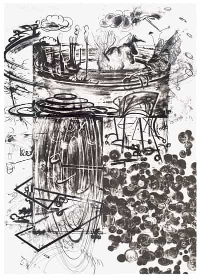 Carroll Dunham, Accelerator, 1985