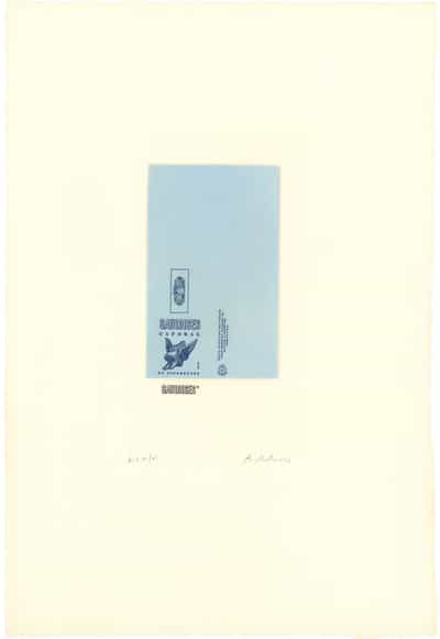 Robert Motherwell, Gauloises Bleues (White), 1970