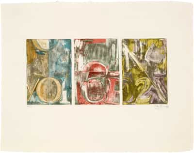 Jasper Johns, Voice 2, 1982