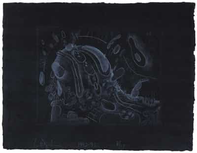 Carroll Dunham, Cold and Dark, 1993