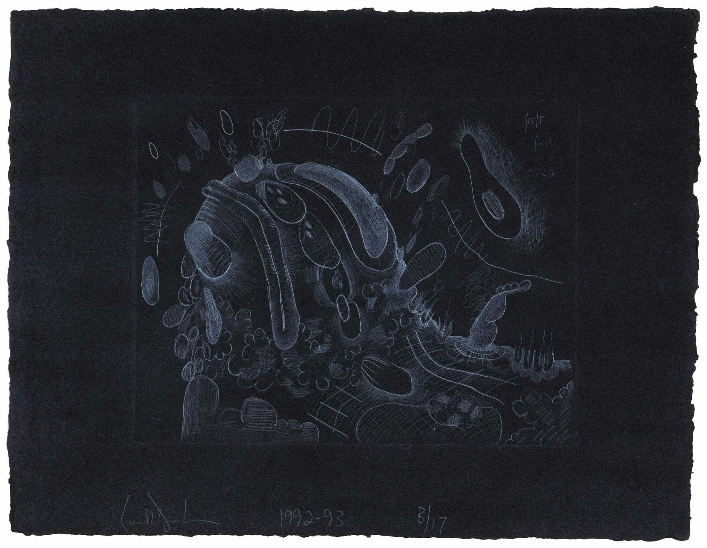 Carroll Dunham, Cold and Dark, 1993