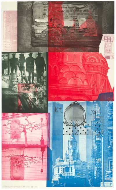 Robert Rauschenberg, Soviet/American Array V, 1988-90