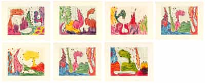 Carroll Dunham, Seven Places: Alpha, Beta, Gamma, Delta, Epsilon, Zeta, Eta, 1990-1994