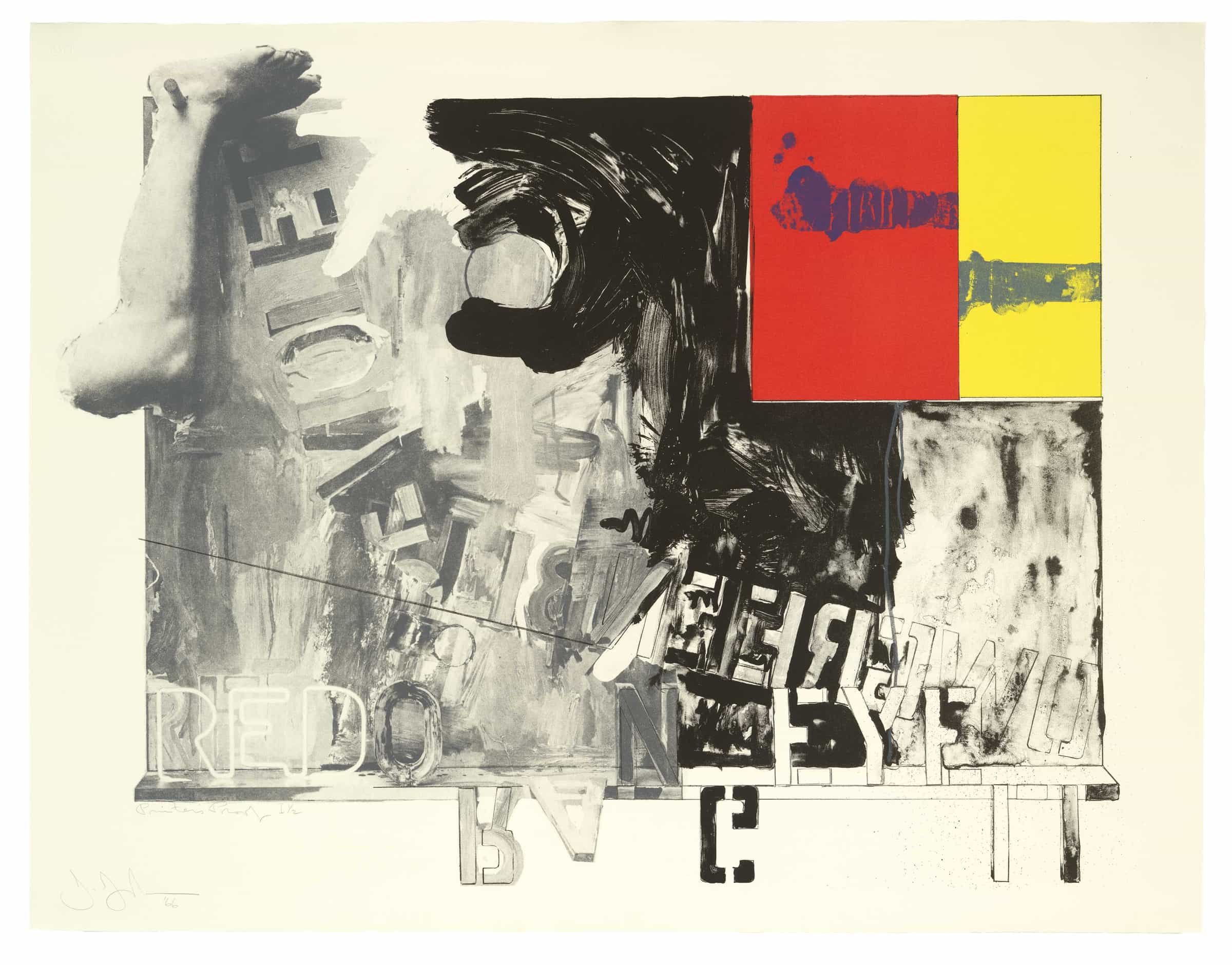 Jasper Johns, Passage I, 1966