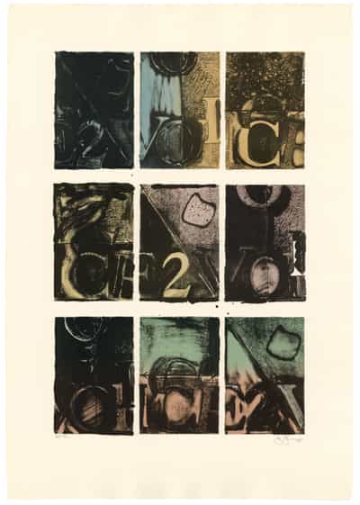 Jasper Johns, Voice 2, 1983