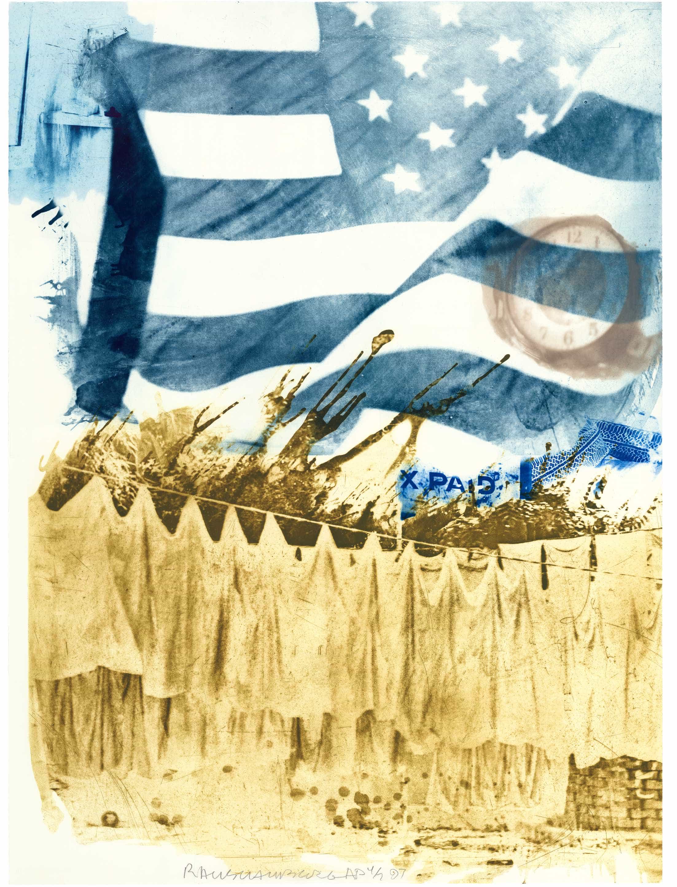 Robert Rauschenberg, Waiver (Ground Rules), 1997