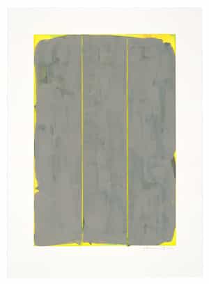 Julia Rommel, Untitled (grey/yellow), 2023