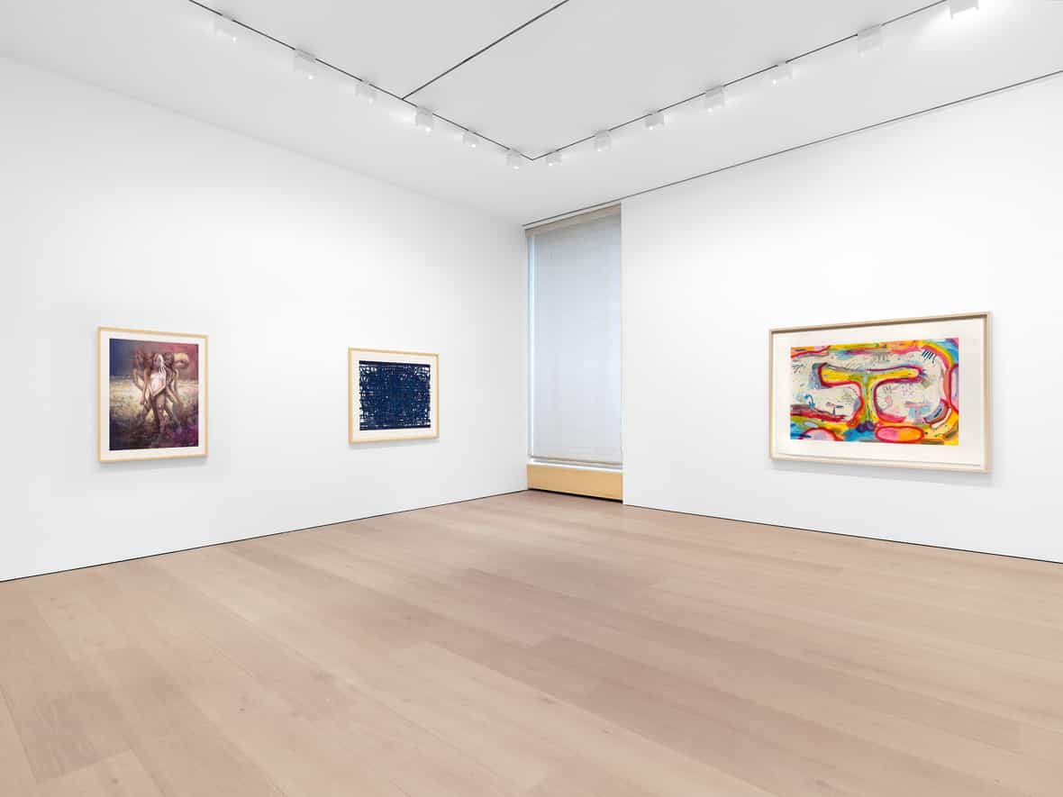 Installation, Breakthrough: Prints from ULAE, David Zwirner, New York, 2026.