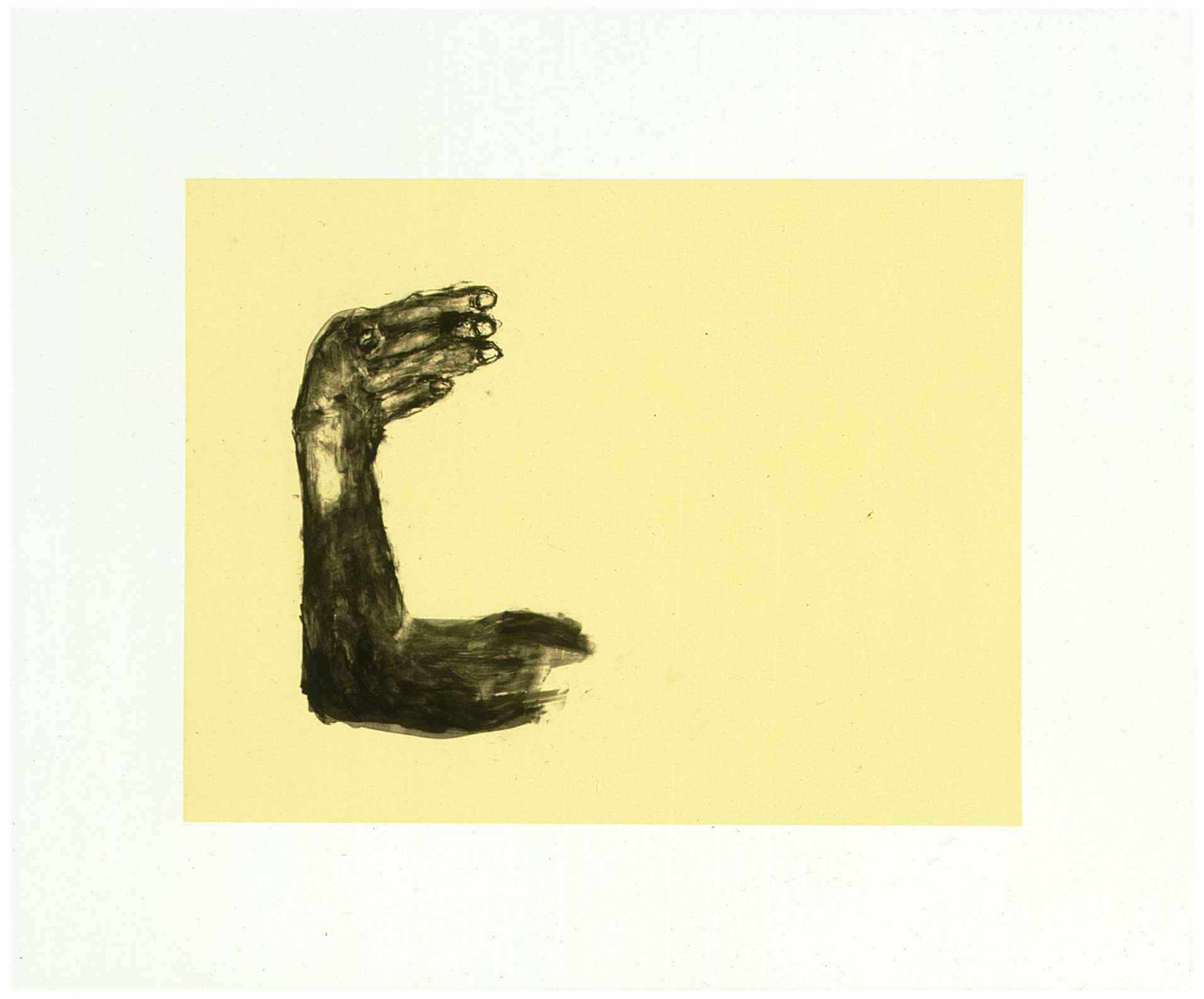 Susan Rothenberg, Untitled (Black Arm), 1999