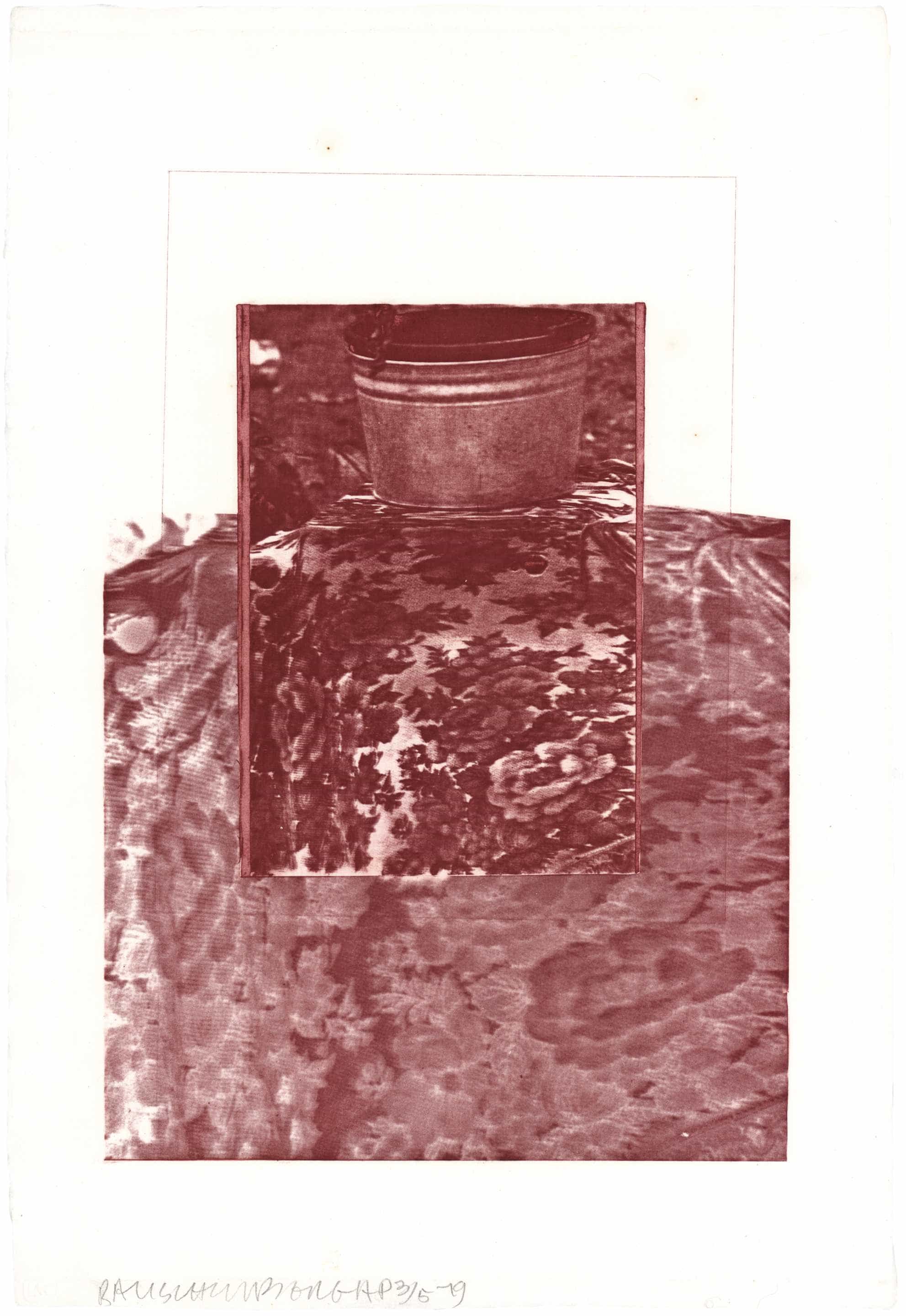 Robert Rauschenberg, Glacial Decoy Series: Etching I, 1979