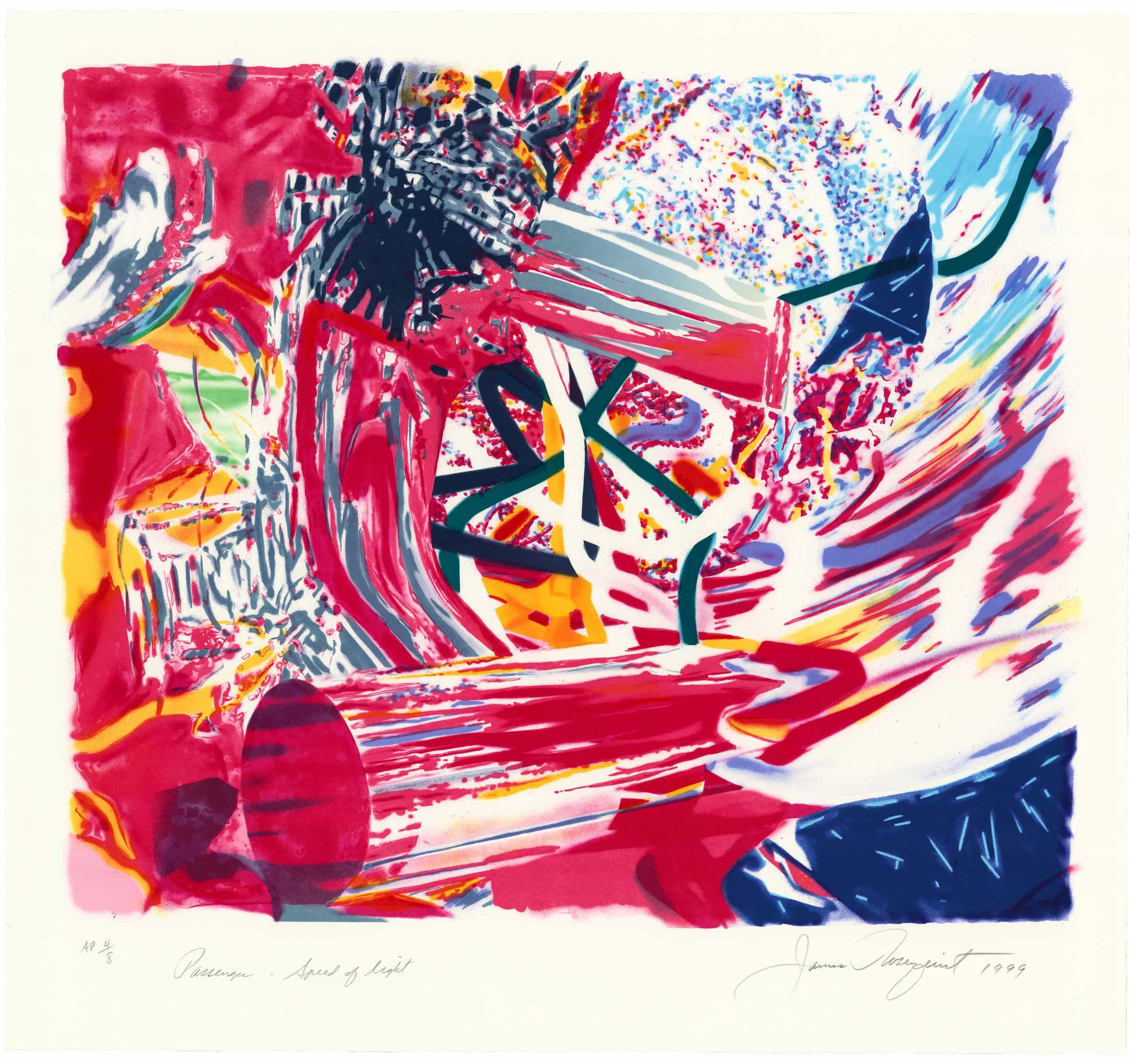 James Rosenquist, Passenger-Speed of Light, 1999